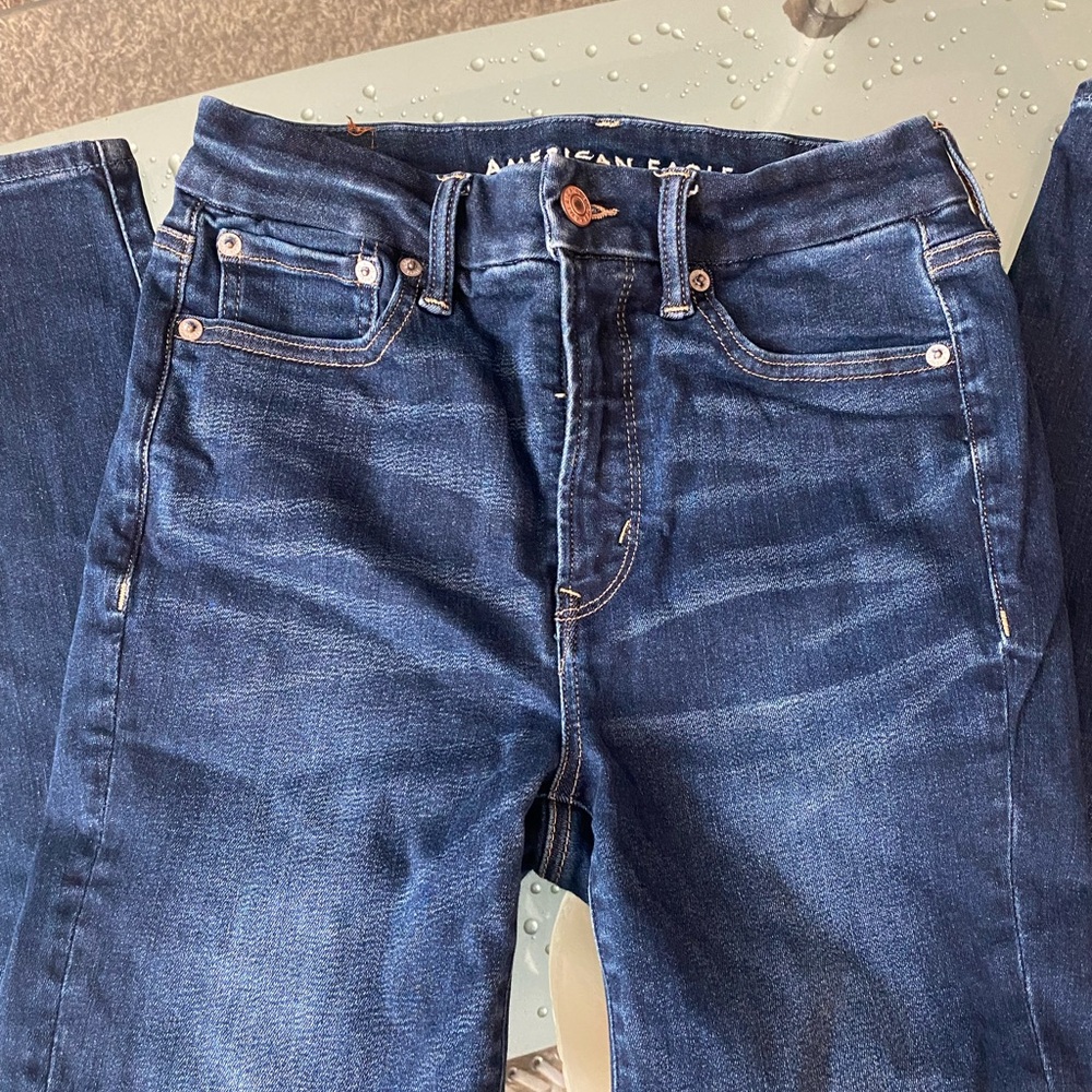 American Eagle dark washed Blue Denim Jeans